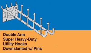 Trion Downslanted Double Arm Super Heavy Duty Utility Hook